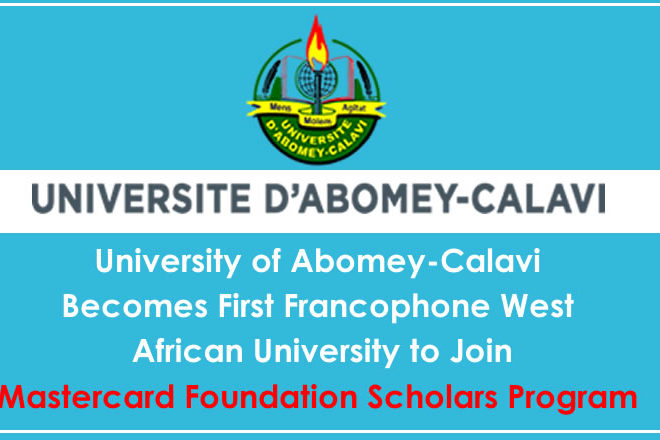 The Mastercard Foundation Scholar Program de l’Université d’Abomey-Calavi